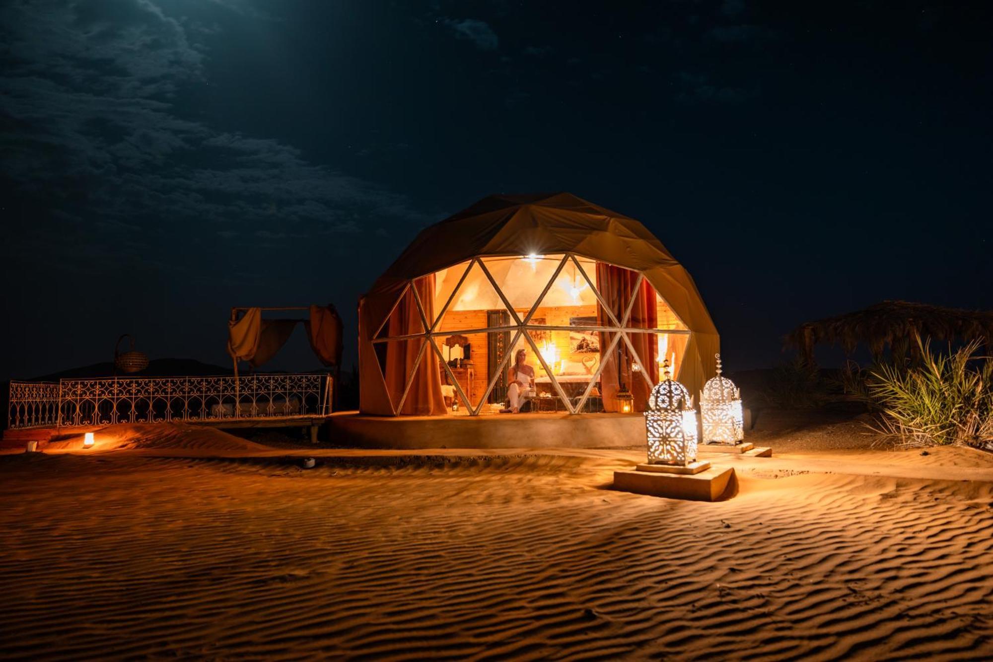 فندق Sunrise Sahara Camp مرزوكة المظهر الخارجي الصورة